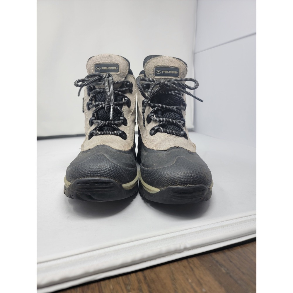 POLARIS Boots Men Size 7 Thermolite Gray Suede Lace-Up Hiking - Picture 9 of 9